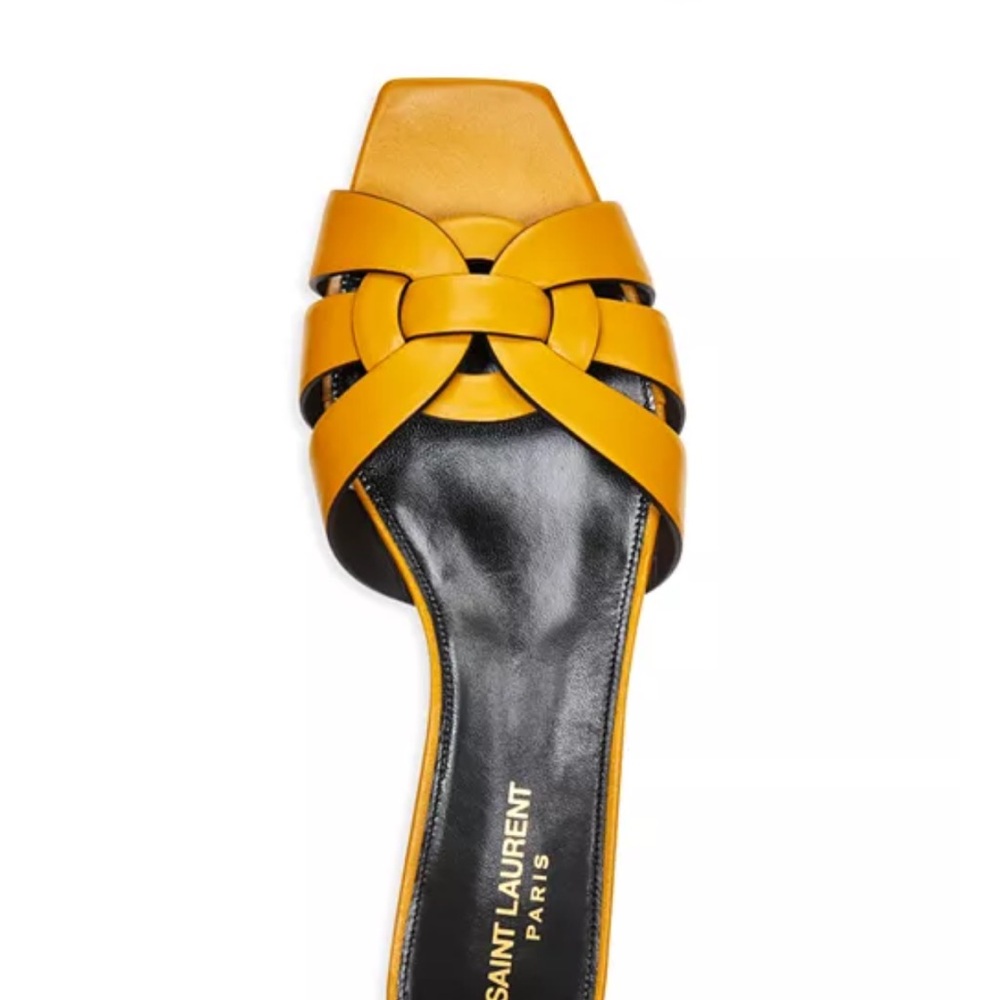 Saint Laurent Women's Nu Pieds Leather Sandals